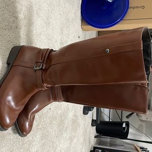 Tall brown boots